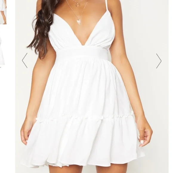 white christmas dresses Cute Cat White Skater Dress